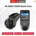 Junsun Car Dvr Camera 4k 2160p Build In Gps Wifi Adas Dash Cam 1080p Driving Recorder Motion Detection Night Video - Dvr/dash Ca