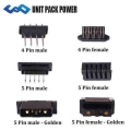 Hailong Ebike Battery Power Discharge Connector 4pins 5pins Male Or Female Battery Base Plate Mouted Parts Plug Replacement - El