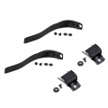 2 Set Replacement Sturdy Inline Roller Skating Skate Shoes Energy Strap With Screws nuts + Buckle Black Scooter Parts Accessory|