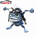 Car Stickers, Motorcycle Decals Funny Crazy Frog Cartoon Decorative Accessories,to Cover Scratches Waterproof Pvc.13cm*12cm - Ca