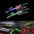 2pcs Limited Edition Stickers Car Motorcycle Refit Reflective Decals For Yamaha Honda Suzuki Bmw Lada Toyota Chevrolet Hyundai -