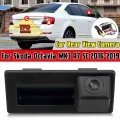 Car Rear View Camera Rear Trunk Tailgate Back Door Handle Backup HD for Skoda Octavia MK3 A7 5E 2016 2017 2018 2019 Superb 3|Veh