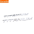 Carmilla 3d Metal Titanium Car Rear Trunk Emblem Chrome Badge Sticker Decals For Ford Mondeo Taurus Ecosport Kuga Edge Explorer