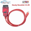 Renolink V1.87 For Renault Ecu Programmer Reno Link 1.52 Obd2 Car Usb Diagnostic Cable For Renault Key Program/airbag Reset Tool