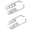 For Hyundai Ix25 Creta Chrome Inner Door Armrest Window Switch Cover Decoration Control Panel Auto Accessories 2015 2019|Car Sti