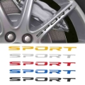 4PCS New SPORT Car Decal Sticker Wheels Rims Racing Car Sticker Emblem Logo Car Door Rims Wheel Hub Decal Auto Accessories Decor
