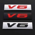 3D Metal V6 V8 Car Stickers Emblem Badge Decal for BMW Audi Ford Focus Honda Toyota Suzuki Skoda KIA Nissan Mercedes Lexus Volvo