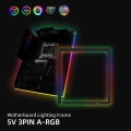 A-rgb Motherboard Lighting Pad 5v3pin Pc Case Frame Atx Matx Itx Mobo Decoration Aura Sync Custom Mod Acrylic Panel - Computer C