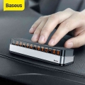 Baseus Car Stickers Temporary Parking Card Telephone Number Holder Auto Park Mobile Phone Number Plate Car Numbers Stickers - Ca