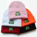 2021 Frog Hat Beanies Bonnet Hats for Women Men Beanie Chapeau Femme Cap Gorras Para Mujer Hip Hop Caps Gorro Gorros De Lana|Men