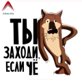 Aliauto Cartoon Car Sticker Brown Wolf You Just Come If Something Vinyl Decal Cover Scratches For Motorcycle Passat B6,16cm*15cm