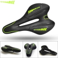 Cycabel New Bike Saddle Mtb Mountain Road Bike Seat Pu Leather Gel Filled Cycling Cushion Comfortable Shockproof Bicycle Saddle