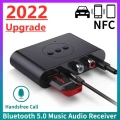 Car Bluetooth 5.0 Receiver U Disk Rca 3.5mm 3.5 Aux Jack Stereo Wireless Adapter Handsfree For Car Kit Audio Transmitter Speaker