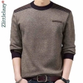 2021 Casual Thick Warm Winter Luxury Knitted Pull Sweater Men Wear Jersey Dress Pullover Knit Mens Sweaters Male Fashions 02150|