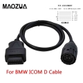 Maozua For Bmw Icom D Cable Motorcycles Motobikes 10 Pin Diagnostic Cable For Bmw 10 Pin Adaptor To 16pin Connector For Icom A2