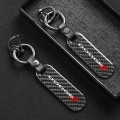 Leather Rope Car Keychain Horseshoe Buckle Key Rings For Dodge Challenger Avenger Sxt Caliber Nitro Ram 1500 Car Accessories - C