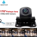 New Ahd 1080p/720p Night Vision Fisheye Lens Vehicle Reverse Backup Rear View Ahd Cvbs Camera For All Android Dvd Monitor - Vehi