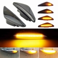 2pcs Smoke Dynamic Flowing Led Side Marker Signal Light For Bmw X5 E70 X6 E71 E72 X3 F25 Sequential Blinker Lamp - Signal Lamp -