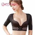 Women Bustier Caffeine Chest Gathered Breast Support Liposuction Holder Bra Lift Anti Sagging Under Bust Thin Arm Correction|Top
