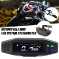 12V Motorcycle Speedometer Oil Gauge Digital Meters Carburetor Instrument Cluster Turn Signal Light Indicator Moto Accessories|I