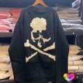 Broken Hole Mastermind World Sweater Men Women 1:1 High Quality Back Skeleton Skull Logo Mastermind Japan Sweaters MMJ Pullovers