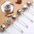 Stainless Steel Filter Tea Infuser Mesh Reusable Tea Bag Mug Teapot Spice Container In Soup Kitchen Gadgets Multi Shaped - Tea S
