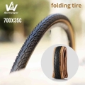 New Bicycle Tire 700c 700x35c Road Bike Tires 60tpi Kevlar Anti Puncture City Bike Leisure Riding Ultralight 420g - Bicycle Tire
