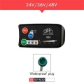 24/36/48v Kt-led 880 Display Control Panel E-bike Part Electric Bicycle Bike Kt Control Display 15-bit Led Strip Speed Indicator