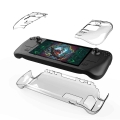 Transparent Pc Hard Case For Steam Deck Host Split Crystal Protective Cases Gamepad Cover For Steamdeck Game Console Shell - Acc
