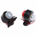 2Pcs Car Truck Trailer LED Side Marker Light White Red Turn Signal Clearance Light Indicator Lamp For Lorry Van Caravans 10 30V|