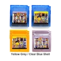 108/61 In 1 Video Game Cartridge Compilation Console Card For English Langauge Edition Clear Blue Shell - Memory Cards - Officem