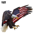Yjzt 14cm*11.8cm Car Accessories Motorcycle American Eagle Decal Car Sticker Pvc 6-0308 - Car Stickers - Officematics.com