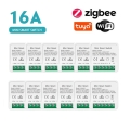 16a Tuya Wifi /zigbee 3.0 Mini Smart Diy Switch 2 Way Control Smart Home Relay Automation Breaker Works With Alexa Google Home -