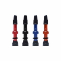 2 Pcs/set Bike Tire Air Valve Bike Tubeless Wheel Valve Kit Copper Core Alloy Stem Rubber Base,48mm/60mm/78mm|Valve| - Officem