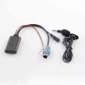 Biurlink Car Bluetooth Radio Aux Cable Microphone Handsfree Adapter for Alpine KCE 236B to Android Smartphone Calling|radio aux
