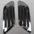 2pcs/set High Quality Car Side Air Flow Vent For Fender Hole Cover Intake Grille Duct Decoration Abs Plastic Sticker - Car Stick