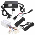 Electric Bicycle Controller 24V 250W Electric Bicycle Scooter Motor Controller Kit Electric Lock EU Charger 100‑240V|Electric Bi