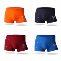 2019 Bamboo Fiber Underwear Men Brand Print Soft Mens Boxer Shorts Middle-waisted Male Panties Comfortable Breathable Underpants