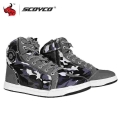 SCOYCO Motorcycle Boots Men Motocross Boots Motorcycle Shoes Botas Moto Breathable Racing Riding Botas Para Moto 2 Colour|Motocy