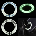 Optional Color Night Vision Light Luminous Ignition Switch Sticker Glow Key Ring Hole Cover for Car Accessories Interior|Car Sti