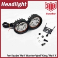Kaabo Wolf warrior Wolf King Wolf X front light Headlight electric scooter 100% original spare parts accessories|Scooter Parts &
