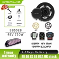 Bafang Motor BBS02B BBS02 750W 8FUN Mid Drive Motor Electric Bike Conversion Kit with 48V13AH 48v17AH Lithium Battery 42T MMG340