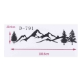 Mountain Car Decor 100cm Black/white Sticker Auto Decal Bmw - Officematics.com