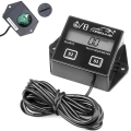 Car Tach Hour Meter Motorcycle Meter Digital Tachometer Engine Waterproof LCD Display For Boat Motor Moto Marine Stroke Engine|I