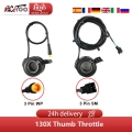130X Thumb Throtter Electric Bike Throttle Electric Bicycle Throttle eBike Accelerator Ebike Transmission Right Left Hand 12V 72