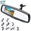 GreenYi 4.3 inch TFT LCD Car Rear View Mirror Monitor with Special Original Bracket 2 Video Input for Parking Assitance|mirror m
