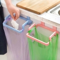 Organizador de cocina, armario para el hogar, estante para puerta, plástico, cocina, bolsas de basura, soporte, estante de almac
