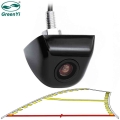 Greenyi Intelligent Universal Vehicle Backup Camera Car Rear View Reverse Trajectory Camera With Dynamic Guide Line Metal Shell