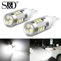 2pcs W16w Led T15 Led Bulbs Car Lights Backup Reverse Lights Canbus Error Free T16 921 912 Led Brake Lamp Stop Tail Light White