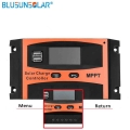 12v/24v Auto 30a 40a 50a 60a Mppt Solar Charge Controller Solar Panel Battery Regulator Dual Usb Lcd Display With User Manual -